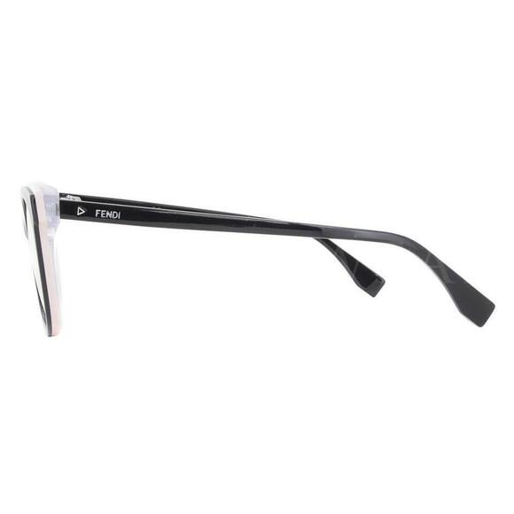 NWT Fendi FF0254 0807 Black Oval 53mm Eyeglasses main image 4